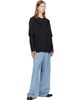 Simone Rocha Simone Rocha Black Ruffle Slash Layered Long Sleeve T-shirt - 4