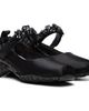 Simone Rocha Simone Rocha Black Satin Turbo Ballet Runner Loafers - 4