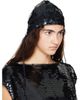 Simone Rocha Simone Rocha Black Sequin Bonnet - 2