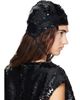Simone Rocha Simone Rocha Black Sequin Bonnet - 3