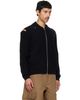 Simone Rocha Simone Rocha Black Slash Zip Cardigan - 2