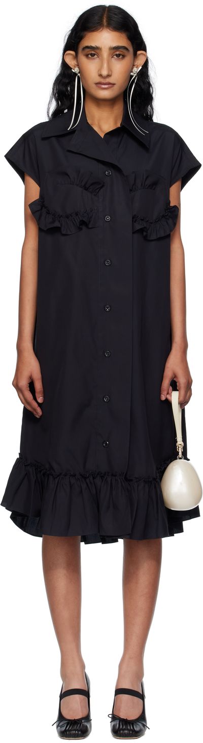 blue dress for baby girl Simone Rocha Stuffed Carnation Balconette Bust Dress