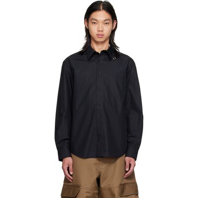 Simone Rocha Simone Rocha Black Split Ring Classic Shirt