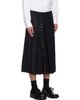 Simone Rocha Simone Rocha Black Tailored Grommet Ring Clip Kilt Skirt - 2