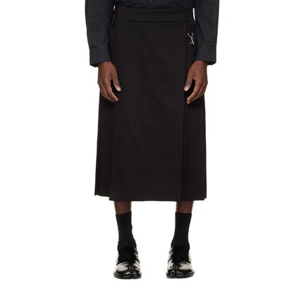 Simone Rocha Simone Rocha Black Utility Clip Kilt