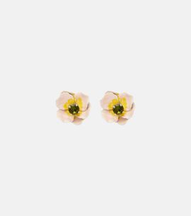 Simone Rocha Simone Rocha Blooming Poppy embellished earrings