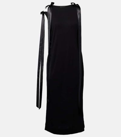 Simone Rocha Simone Rocha Bow-detail jersey midi dress