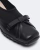 Simone Rocha Simone Rocha Bow-detail leather-trimmed slip-on shoes - 6