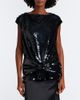 Simone Rocha Simone Rocha Bow-detail sequined peplum top - 2