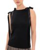 Simone Rocha Simone Rocha Bow Ribbon Tail Tank Black - 1