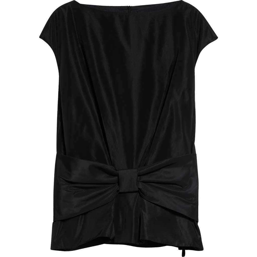 Simone Rocha Simone Rocha Boxy Bow Detail Satin Top