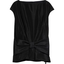 Simone Rocha Simone Rocha Boxy Bow Detail Satin Top