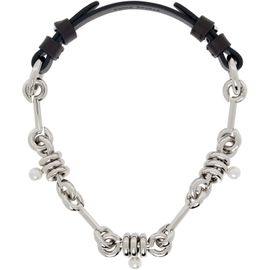Simone Rocha Simone Rocha Bridle Stacked Link Faux-Pearl Chain Necklace