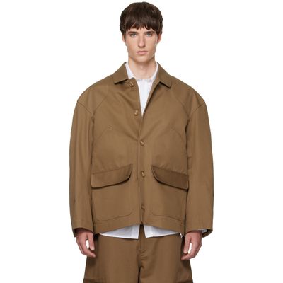 Simone Rocha Simone Rocha Brown Daisy Workwear Field Jacket
