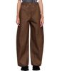 Simone Rocha Simone Rocha Brown Wide Leg Utility Curve Jeans - 1