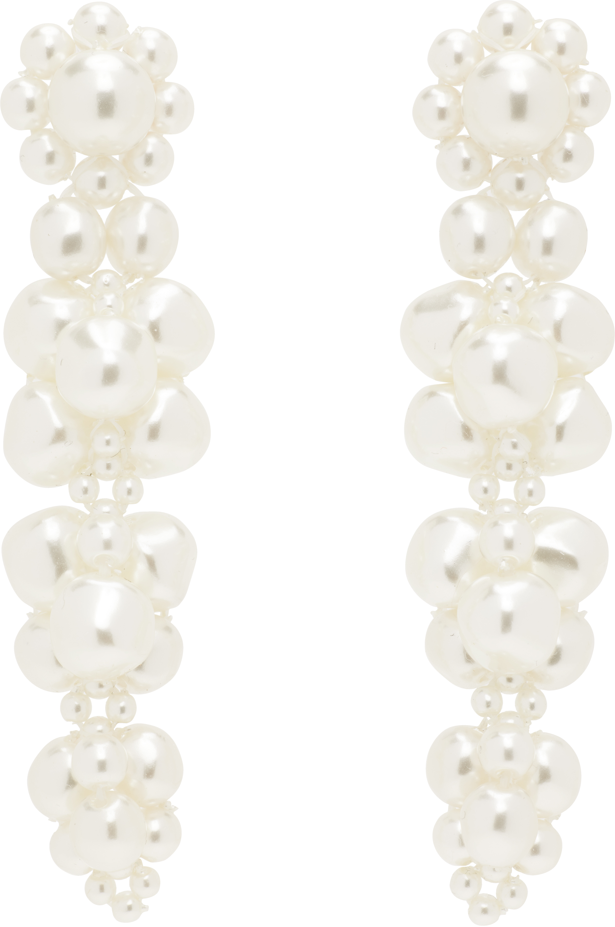 Simone Rocha - Daisy Leaf Stud Earrings