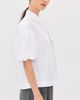 Simone Rocha Simone Rocha Cropped Ribbon Rosette Puff Sleeve Shirt White/White - 4