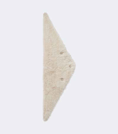 Simone Rocha Simone Rocha Crystal-embellished scarf