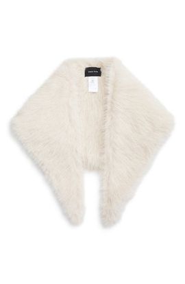 Simone Rocha Simone Rocha Crystal Embellished Faux Fur Neckerchief
