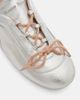 Simone Rocha Simone Rocha Cutout metallic leather sneakers - 7