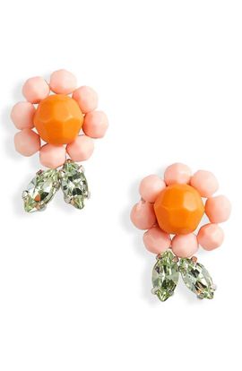 Simone Rocha Simone Rocha Daisy Leaf Stud Earrings