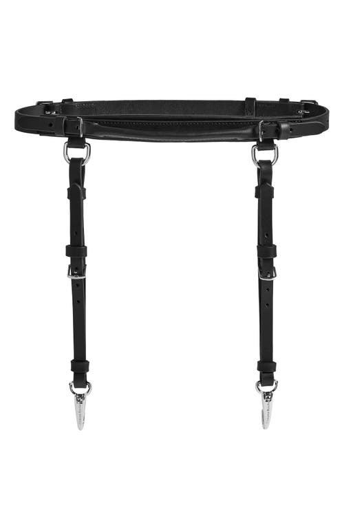 Simone Rocha Simone Rocha Double Loop Bridle Leather Garter Belt