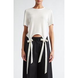 Simone Rocha Simone Rocha Easy Bow Tails Cotton T-Shirt