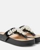 Simone Rocha Simone Rocha Embellished leather thong sandals - 1