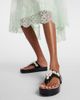Simone Rocha Simone Rocha Embellished leather thong sandals - 4