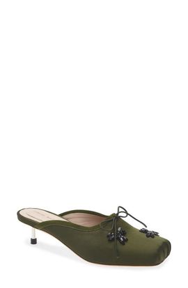 Simone Rocha Simone Rocha Embellished Pointe Mule Pump