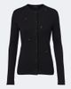 Simone Rocha Simone Rocha Embellished pointelle cotton cardigan - 1