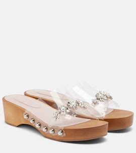 Simone Rocha Simone Rocha Embellished PVC clogs