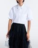 Simone Rocha Simone Rocha Embellished scalloped cotton blouse - 2