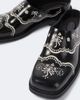 Simone Rocha Simone Rocha Embroidered floral leather mules - 3
