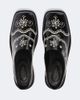 Simone Rocha Simone Rocha Embroidered floral leather mules - 4