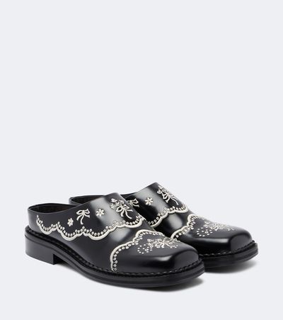 Simone Rocha Simone Rocha Embroidered leather mules
