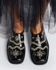 Simone Rocha Simone Rocha Embroidered leather mules - 3