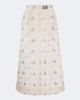 Simone Rocha Simone Rocha Embroidered tulle midi skirt - 1