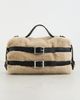 Simone Rocha Simone Rocha Faux Fur Biker Belt Bag Blonde One - 2