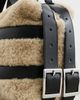 Simone Rocha Simone Rocha Faux Fur Biker Belt Bag Blonde One - 5