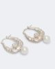Simone Rocha Simone Rocha Faux pearl hoop earrings - 4