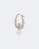 Simone Rocha Simone Rocha Faux pearl hoop earrings - 5