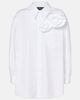 Simone Rocha Simone Rocha Floral-appliqué cotton shirt - 1