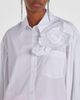 Simone Rocha Simone Rocha Floral-appliqué cotton shirt - 4