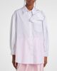 Simone Rocha Simone Rocha Floral-appliqué cotton shirt - 6