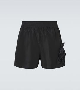 Simone Rocha Simone Rocha Floral-appliquÃ© shorts