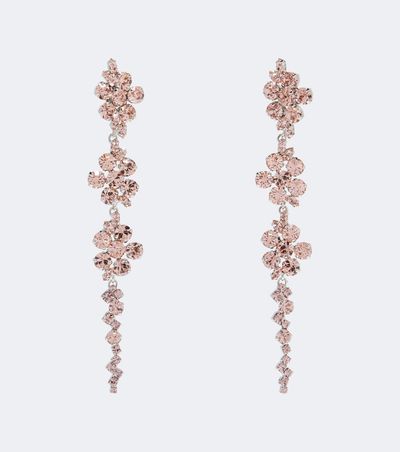 Simone Rocha Simone Rocha Floral crystal-embellished drop earrings