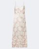 Simone Rocha Simone Rocha Floral lace-trimmed satin slip dress - 1