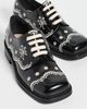 Simone Rocha Simone Rocha Floral Lace Brogues Black/Cream - 5