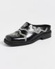 Simone Rocha Simone Rocha Floral Lace Mules Black/Cream - 2
